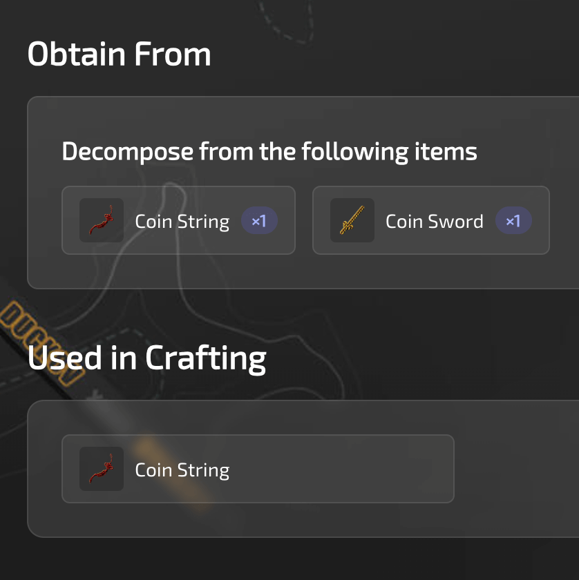 Item Acquisition Guide